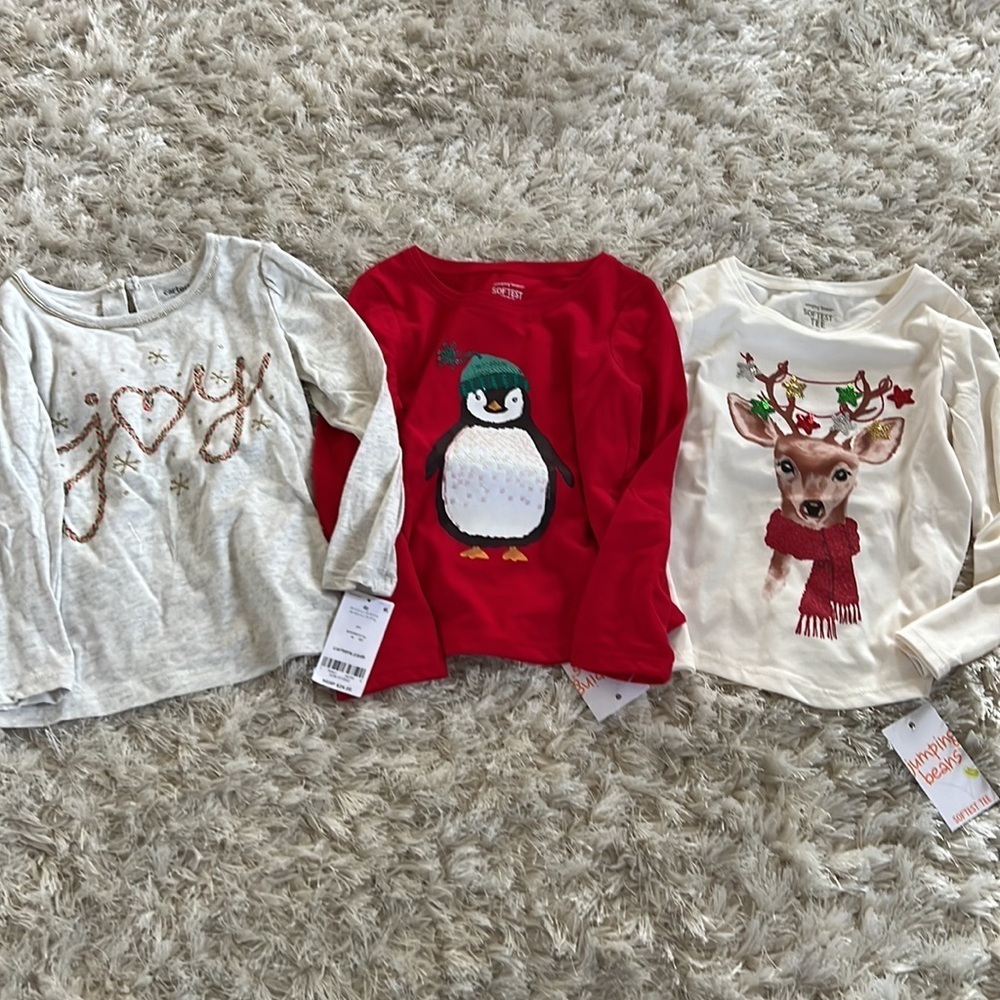 NWT Holiday Girls Bundle ❤️💚 - Picture 2 of 7